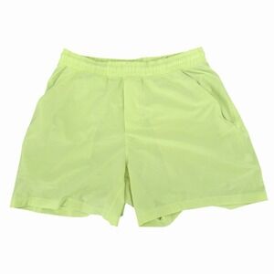 Lululemon Shorts Men's Medium 5" Inseam Pace Breaker Unlined Highlighter Yellow